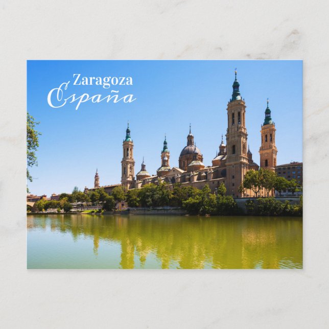 Postal de Zaragoza España (Anverso)