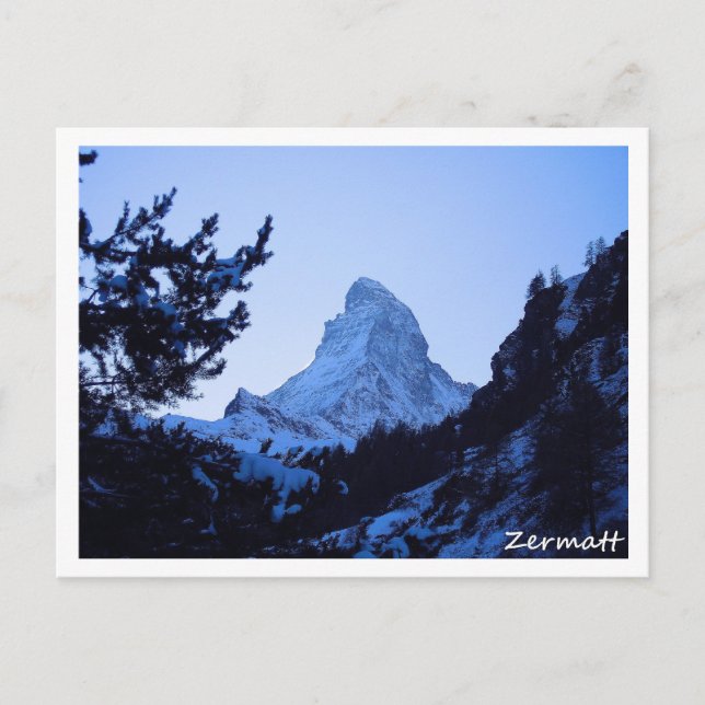 postal de zermatt (Anverso)