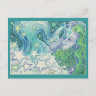 postal de Zodiac Aquarius