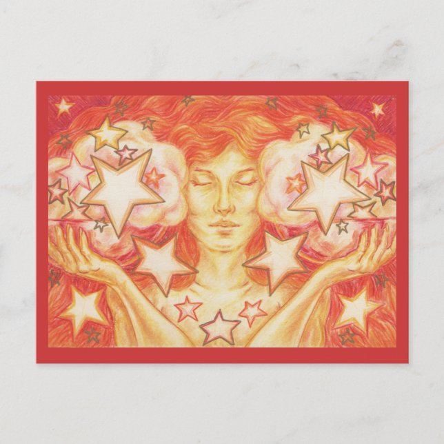 Postal de Zodiac Libra (Anverso)
