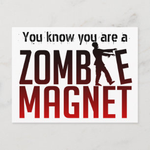 postal de ZOMBIE MAGNET, personalizar
