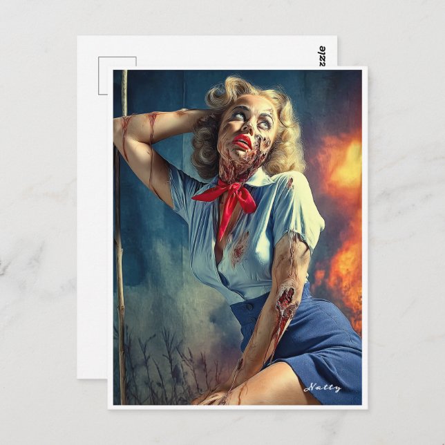 Postal Dead, Dreamy, and Dangerously Darling: Natty (Anverso / Reverso)