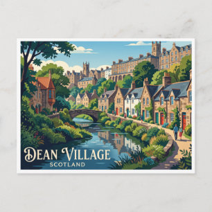 Postal Dean Village Edimburgo Escocia