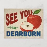 Dearborn Michigan Apple - Viajes de época