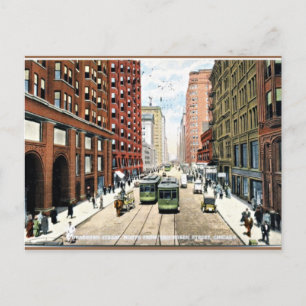 Postal Dearborn Street, Chicago, Illinois 1911. Foto: