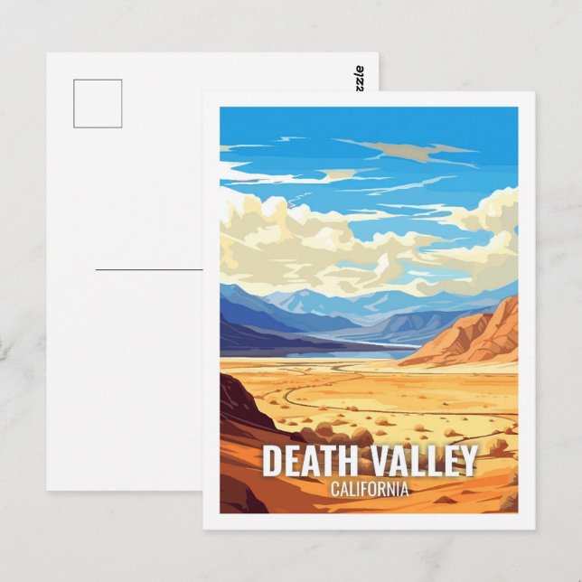 Postal Death Valley California USA Famous Travel Places (Anverso / Reverso)