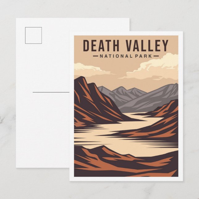 Postal Death Valley National Park California USA Travel (Anverso / Reverso)