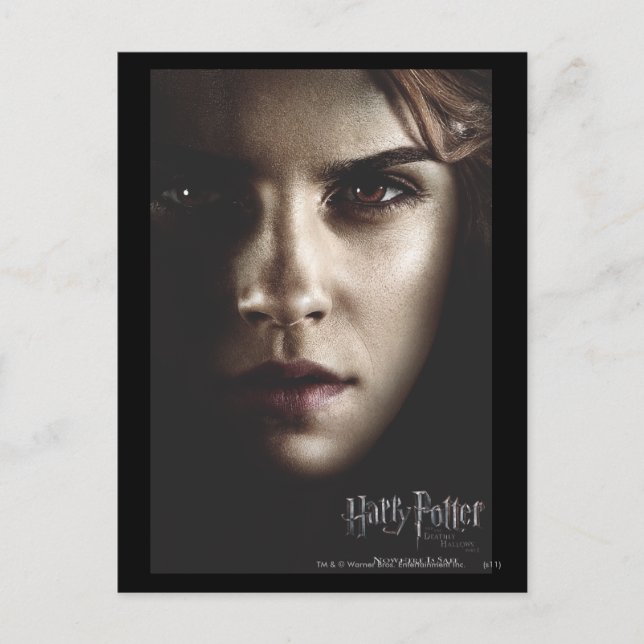 Postal Deathly Hallow - Hermione (Anverso)