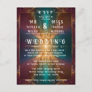 Postal "Debajo de las estrellas: Una celebración del amor