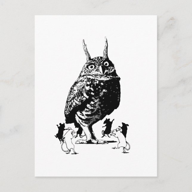 Postal Debajo de una luna azul (Anverso)