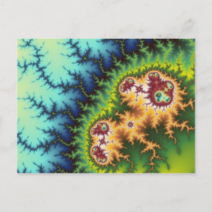 Postal Debajo Del Bosque - Postcard Fractal