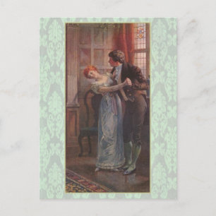 Postal Debajo del Mistletoe