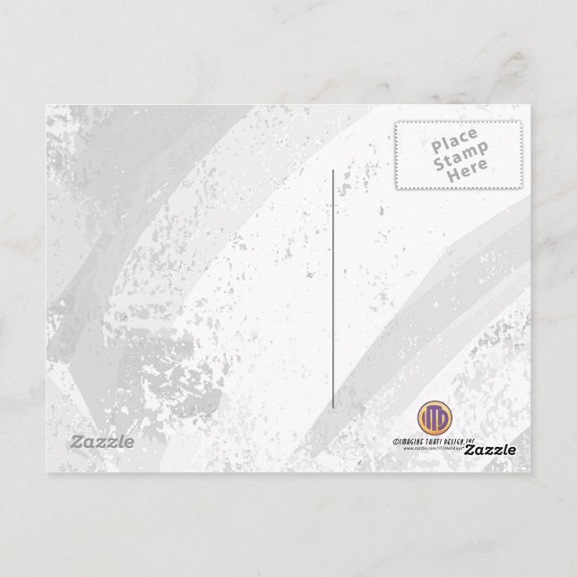 Postal Década naranja 90 cumpleaños (Reverso)