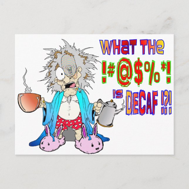 POSTAL ¿DECAF? (Anverso)