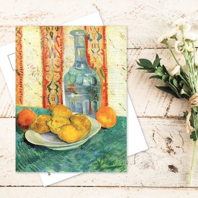 Postal Decanter and Lemons Vincent van Gogh (Subido por el creador)