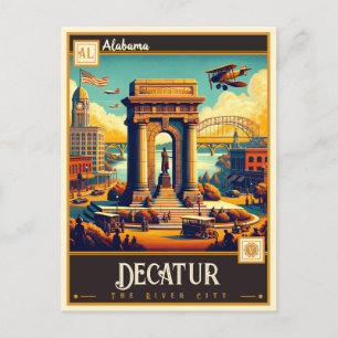 Postal Decatur, Alabama   Vintage