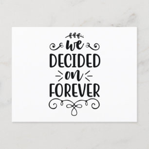 Postal Decidimos por siempre