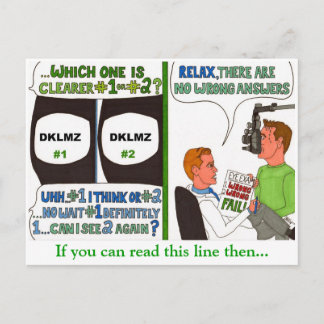 Postal Decisiones difíciles en el Médica ocular