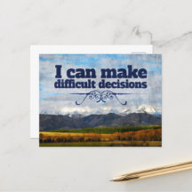 "Decisiones difíciles" Motivación Afirmación