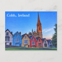 Deck of Cards Hogares, Cobh Ireland, Postcard
