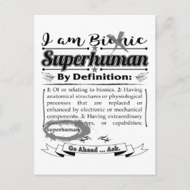 Postal Declaración biónica