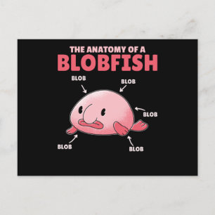 Postal Declaración De Blobfish Anatomía De Blobfish