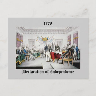 Postal Declaración de Independencia