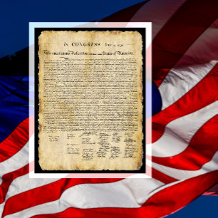Postal Declaración de Independencia