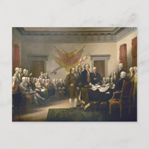 Postal Declaración de Independencia de John Trumbull 1819