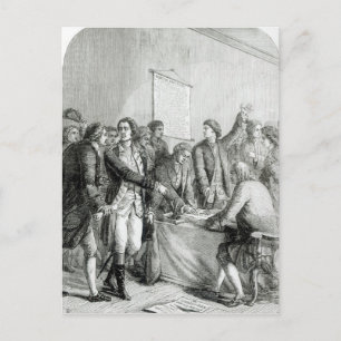 Postal Declaración de Independencia de los Estados Unidos