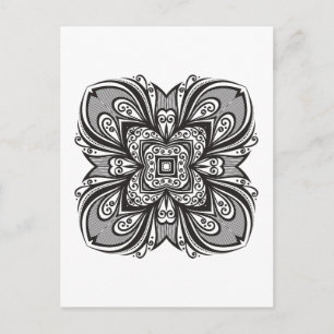 Postal Deco Black Square Inspirado