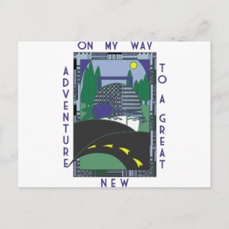 Postal Deco Gran nueva aventura