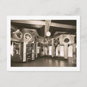 Postal Deco Theatre Lobby Vintage