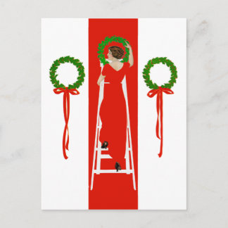 Postal Decoler los vestíbulos con buganes de Holly