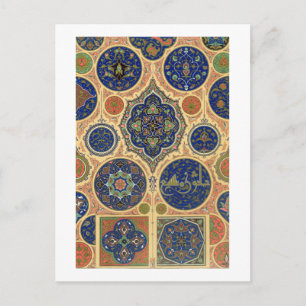 Postal Decoración árabe, placa XXVII de "Policromo O