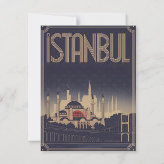 Postal Decoración artística de Estambul