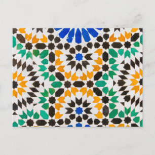 Postal Decoración de azulejos en el Palacio de Bahia