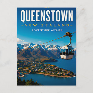 Postal 🏔️ Decoración de Hogar Aventura en Queenstown Nue