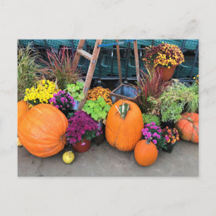 Postal Decoración de otoño