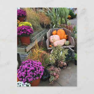 Postal Decoración de otoño