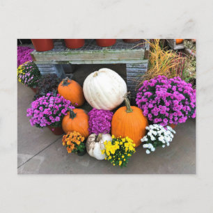 Postal Decoración de otoño
