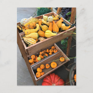 Postal Decoración de otoño