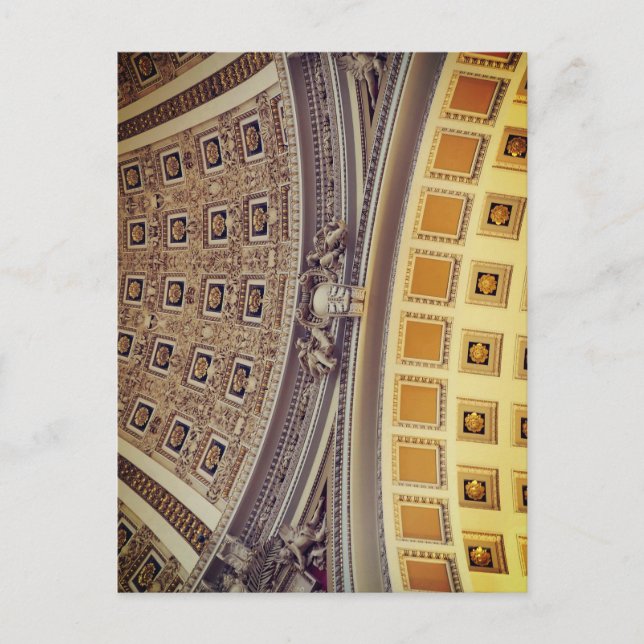 Postal Decoración. La Biblioteca del Congreso. EE.UU. (Anverso)