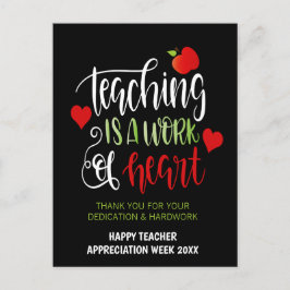 Postal Decoración para la Fiesta de Agradecimiento a los