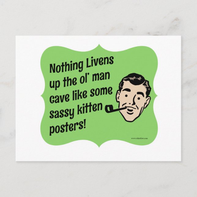 Postal Decorar Al Hombre Cueva El Hombre Arañado (Anverso)