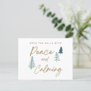 Postal Decorar los salones con paz y tranquilidad