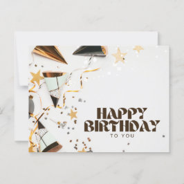 Postal Decorativo Feliz cumpleaños 