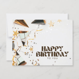 Postal Decorativo Feliz cumpleaños