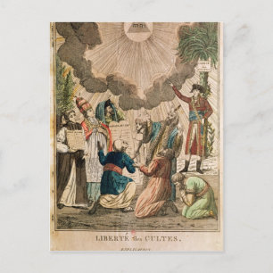 Postal Decreto por el que se instituye la libertad de cul