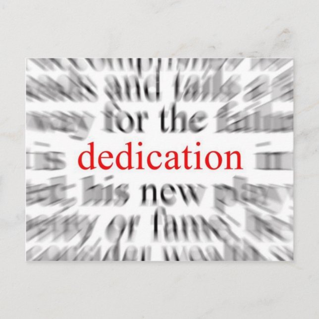 Postal Dedicación (Anverso)